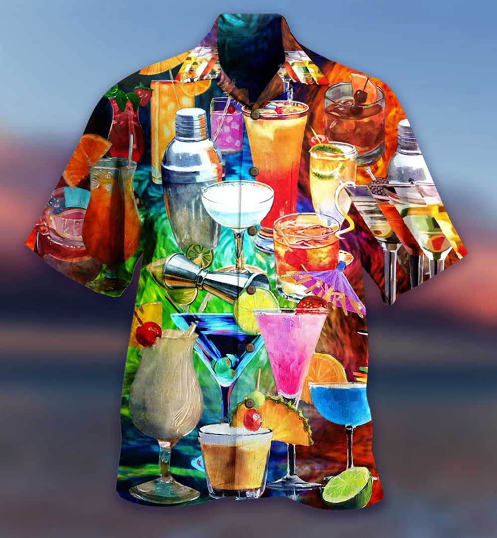 Cocktail Fruit Colorful Style - Hawaiian Shirt - Owl Ohh - Owl Ohh