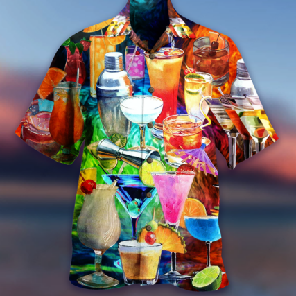 Cocktail Fruit Colorful Style - Hawaiian Shirt - Owl Ohh - Owl Ohh