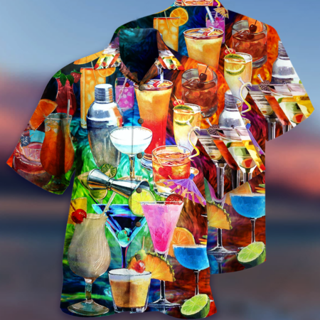 Cocktail Fruit Colorful Style - Hawaiian Shirt - Owl Ohh - Owl Ohh