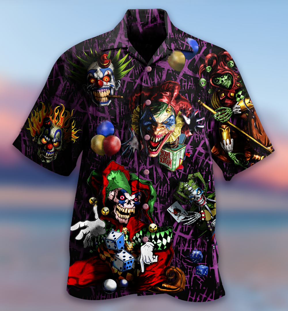 Clown Smile Style - Hawaiian Shirt - Owl Ohh - Owl Ohh