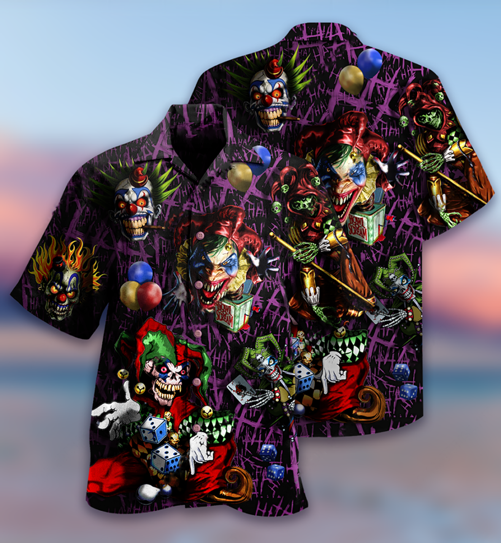 Clown Smile Style - Hawaiian Shirt - Owl Ohh - Owl Ohh