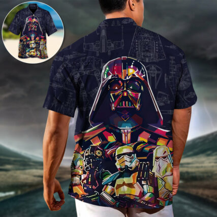 SW Darth Vader - Hawaiian Shirt - Owl Ohh-Owl Ohh