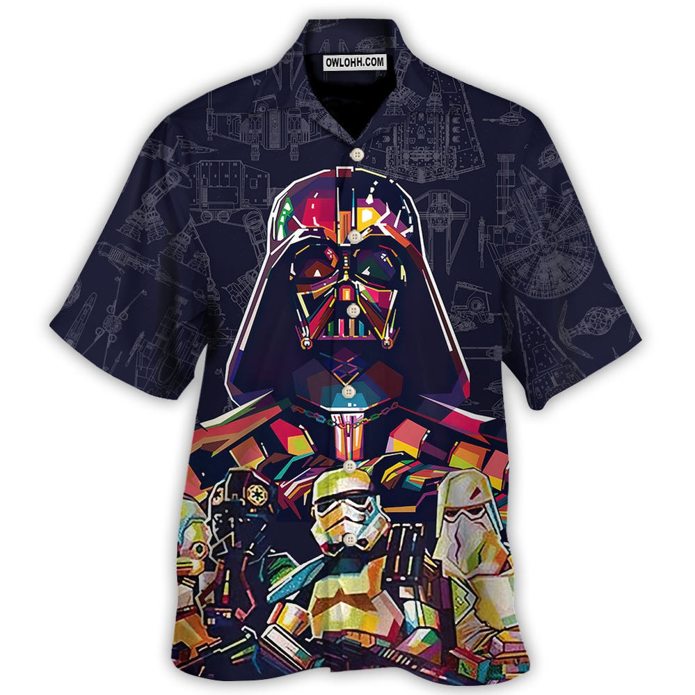 Darth Vader SW Print - Hawaiian Shirt - Owl Ohh-Owl Ohh