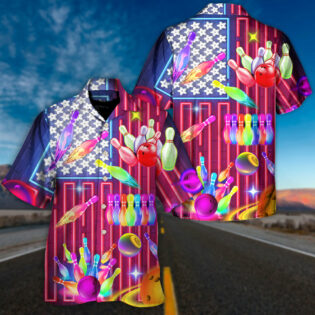 Bowling Independence Day Stunning - Hawaiian Shirt - Owl Ohh-Owl Ohh