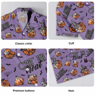 DnD Crit Or Treat Happy Halloween - Hawaiian Shirt - Owl Ohh-Owl Ohh