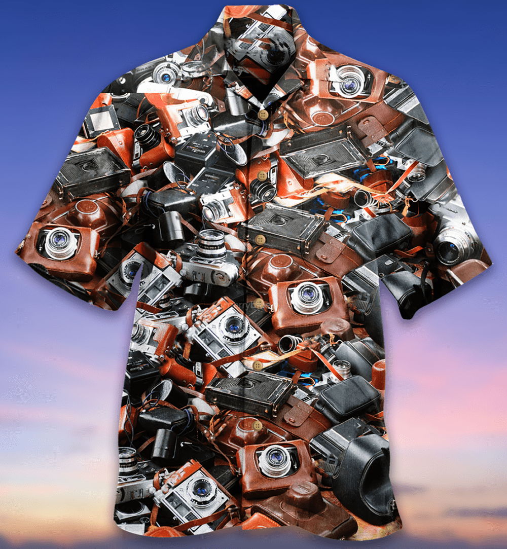 Camera Retro Love Life - Hawaiian Shirt - Owl Ohh - Owl Ohh
