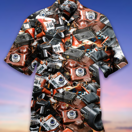 Camera Retro Love Life - Hawaiian Shirt - Owl Ohh - Owl Ohh