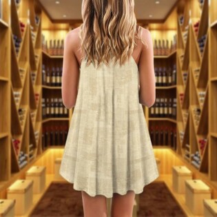 Wine And Summer Vibes Easily Distracted - Summer Dress - Owl Ohh - Owl Ohh
