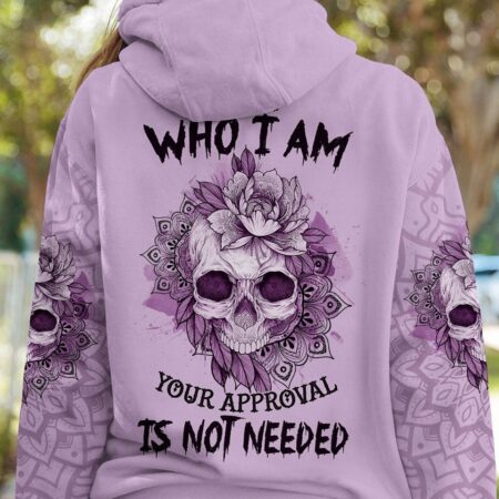 I AM WHO I AM SKULL ALL OVER PRINT - YHHG1011221
