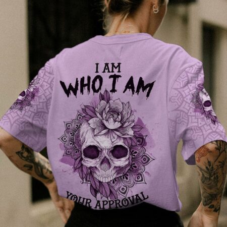 I AM WHO I AM SKULL ALL OVER PRINT - YHHG1011221