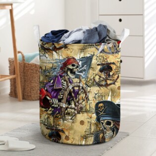 Skull Amazing Pirate Hunting - Laundry Basket - Owl Ohh - Owl Ohh