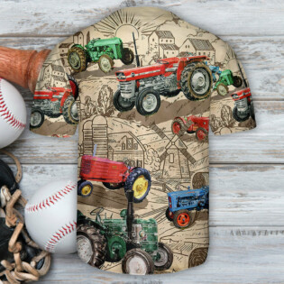 Tractor You Can Never Have Too Many Tractors - Baseball Jersey - Owl Ohh - Owl Ohh