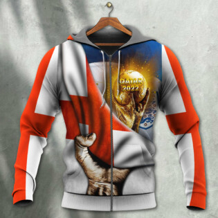World Cup Qatar 2022 England Will Be The Champion Flag Vintage - Hoodie - Owl Ohh - Owl Ohh