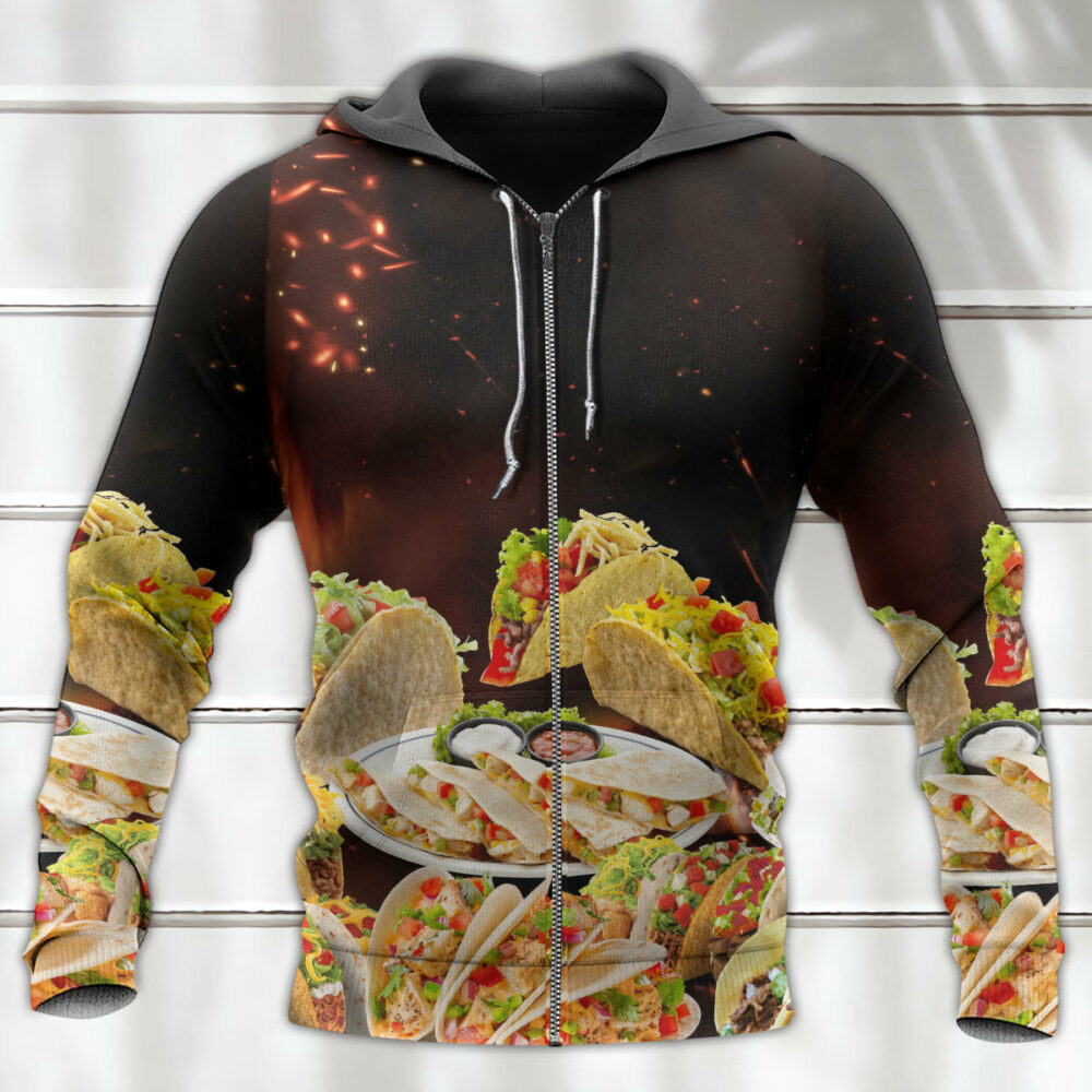 Food Tacos Fast Food Delicious - Hoodie - Owl Ohh - Owl Ohh