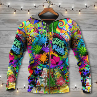 Hippie Alien Frogs Love Peace - Hoodie - Owl Ohh - Owl Ohh
