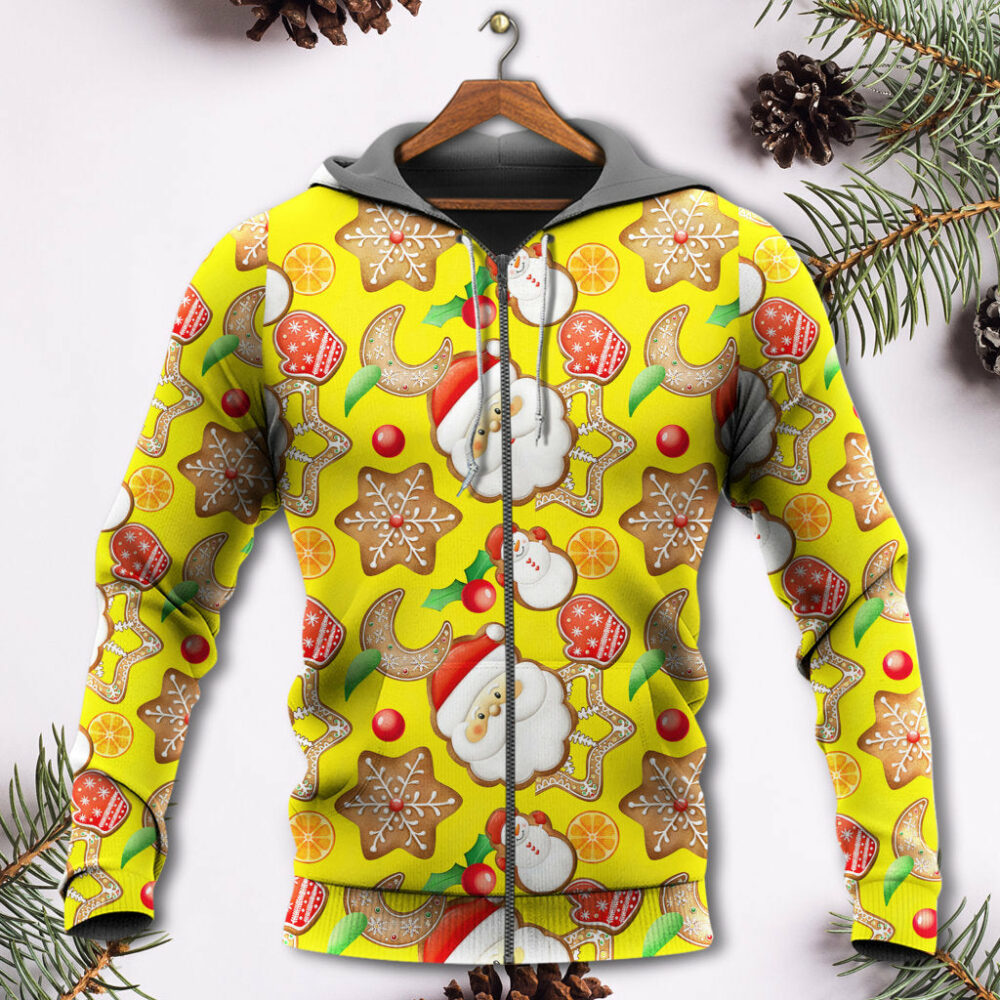 Christmas Santa Snowman Gingerbread And Sweets - Hoodie - Owl Ohh - Owl Ohh