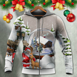Christmas Santa Giving Christmas For Everyone - Hoodie - Owl Ohh - Owl Ohh