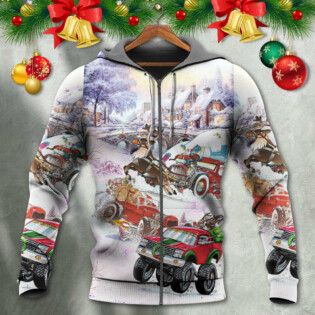 Christmas Car Run Xmas Hohoho - Hoodie - Owl Ohh - Owl Ohh