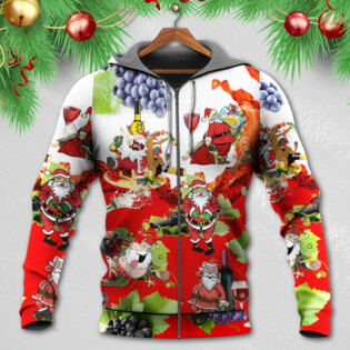 Christmas Santa Get Drunk At Christmas Party - Hoodie - Owl Ohh - Owl Ohh