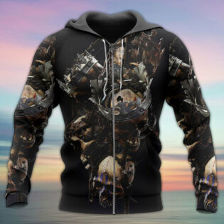 Skull Only In Their Death Can A King Live Forever - Hoodie - Owl Ohh - Owl Ohh
