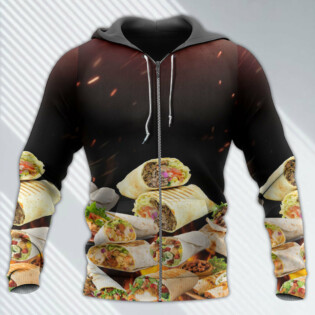 Food Burritos Fast Food Delicious - Hoodie - Owl Ohh - Owl Ohh