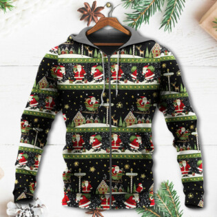 Christmas Santa Claus Big Night - Hoodie - Owl Ohh - Owl Ohh