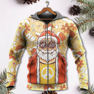 Christmas Santa Cutie Hippie Groovy - Hoodie - Owl Ohh - Owl Ohh