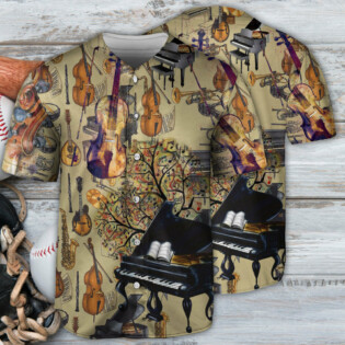Music All My Life Love It - Baseball Jersey - Owl Ohh - Owl Ohh