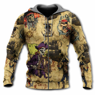 Skull Pirate So Scary - Hoodie - Owl Ohh - Owl Ohh