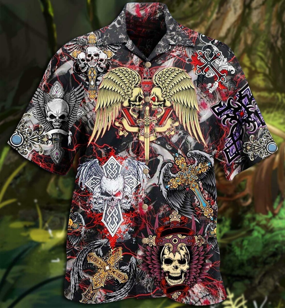 Skull Loves Key Cool - Hawaiian Shirt - Owl Ohh - Owl Ohh