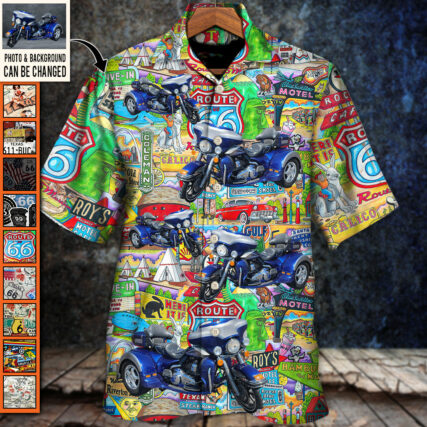 Motorcycle Burn Rubber Not Your Sole - Hawaiian Shirt - Personalized Photo Gifts, Custom Photo Gifts, Personalized Gifts Ideas - Owl Ohh