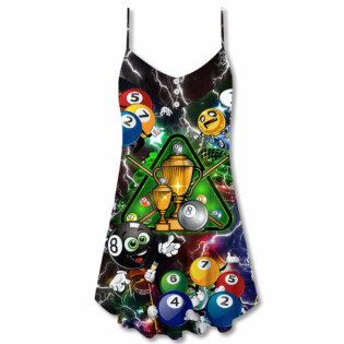 Billiard Lover Merry Christmas - V-neck Sleeveless Cami Dress - Owl Ohh - Owl Ohh