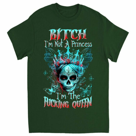 I'M THE F QUEEN SUGAR SKULL COTTON SHIRT - TLTW0604232
