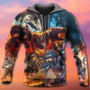 Dog Larva And Frozen - Hoodie - Owl Ohh - Owl Ohh