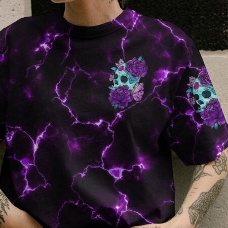 I AM THE STORM FLOWER SKULL ALL OVER PRINT - TLNO2311222