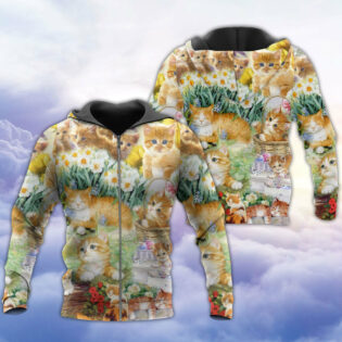 Cat Kitty Lover Art - Hoodie - Owl Ohh - Owl Ohh