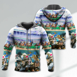 Horse Racing We Love Amazing Vibe - Hoodie - Owl Ohh - Owl Ohh