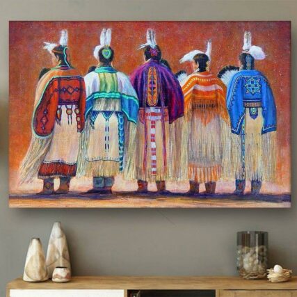 Native Love Peace Special Colorful Style - Horizontal Poster - Owl Ohh - Owl Ohh