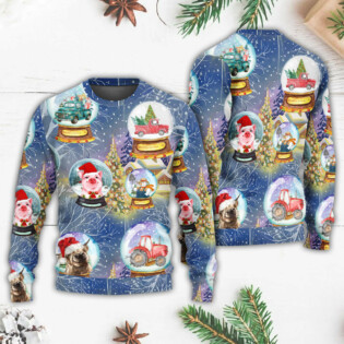Christmas Farmer Xmas Funny Global - Sweater - Ugly Christmas Sweaters - Owl Ohh - Owl Ohh