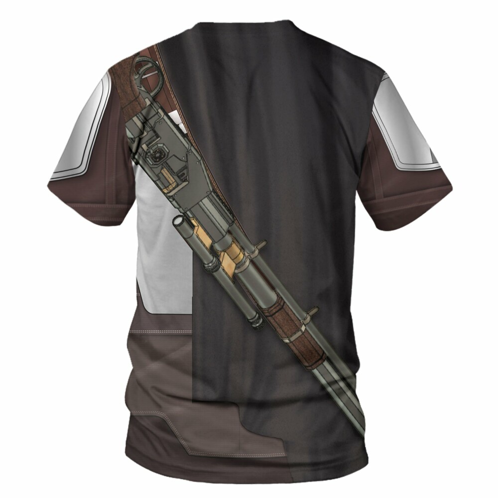 Star Wars Beskar Mandalorian Costume - Unisex 3D T-shirt