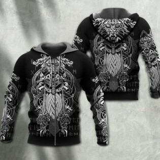 Viking Warrior Blood Pattern - Hoodie - Owl Ohh - Owl Ohh