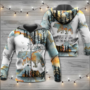 Camping And Into The Forest I Go To Lose My Mind - Hoodie - Owl Ohh - Owl Ohh