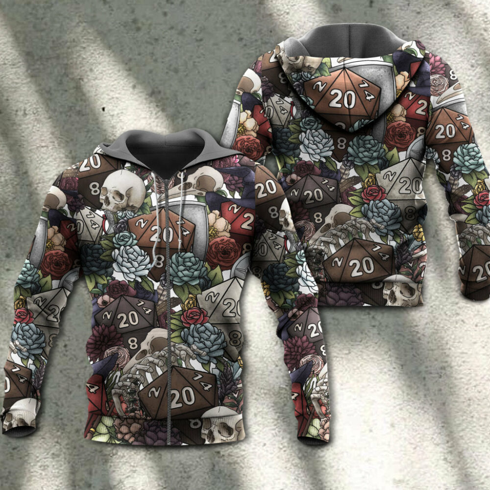 D20 Dice Dark Vibe - Hoodie - Owl Ohh - Owl Ohh