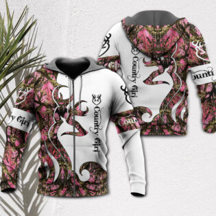 Hunting Country Girl Pink Camo - Hoodie - Owl Ohh - Owl Ohh