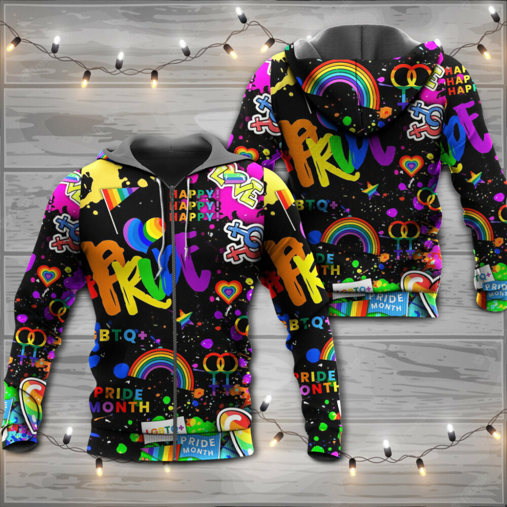 LGBT Pride Mix Color - Hoodie - Owl Ohh - Owl Ohh