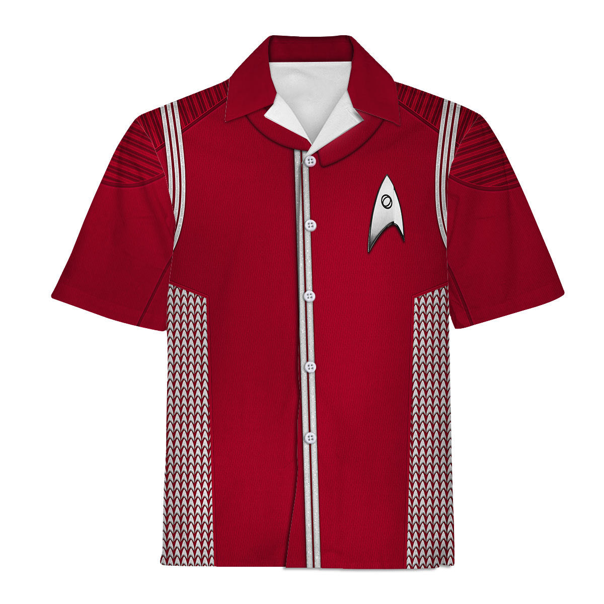 Star Trek Operations Lieutenant Commander Silver Cool - Hawaiian Shirt