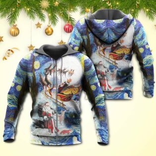 Christmas Friendly Santa With Animals - Hoodie - Owl Ohh - Owl Ohh