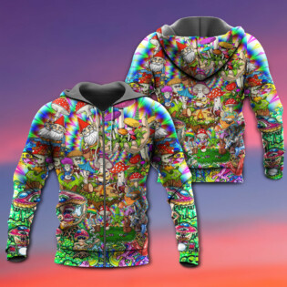Hippie Mushroom Music Band Of Life - Hoodie - Owl Ohh - Owl Ohh