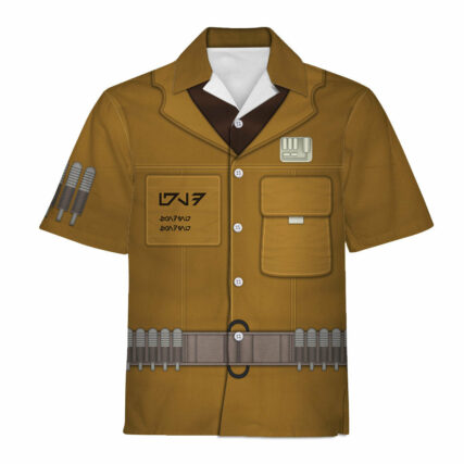 Star Wars Rose Tico Costume - Hawaiian Shirt