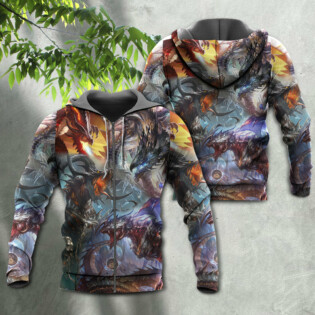 Dragon Fantasy World Dragon Magic - Hoodie - Owl Ohh - Owl Ohh